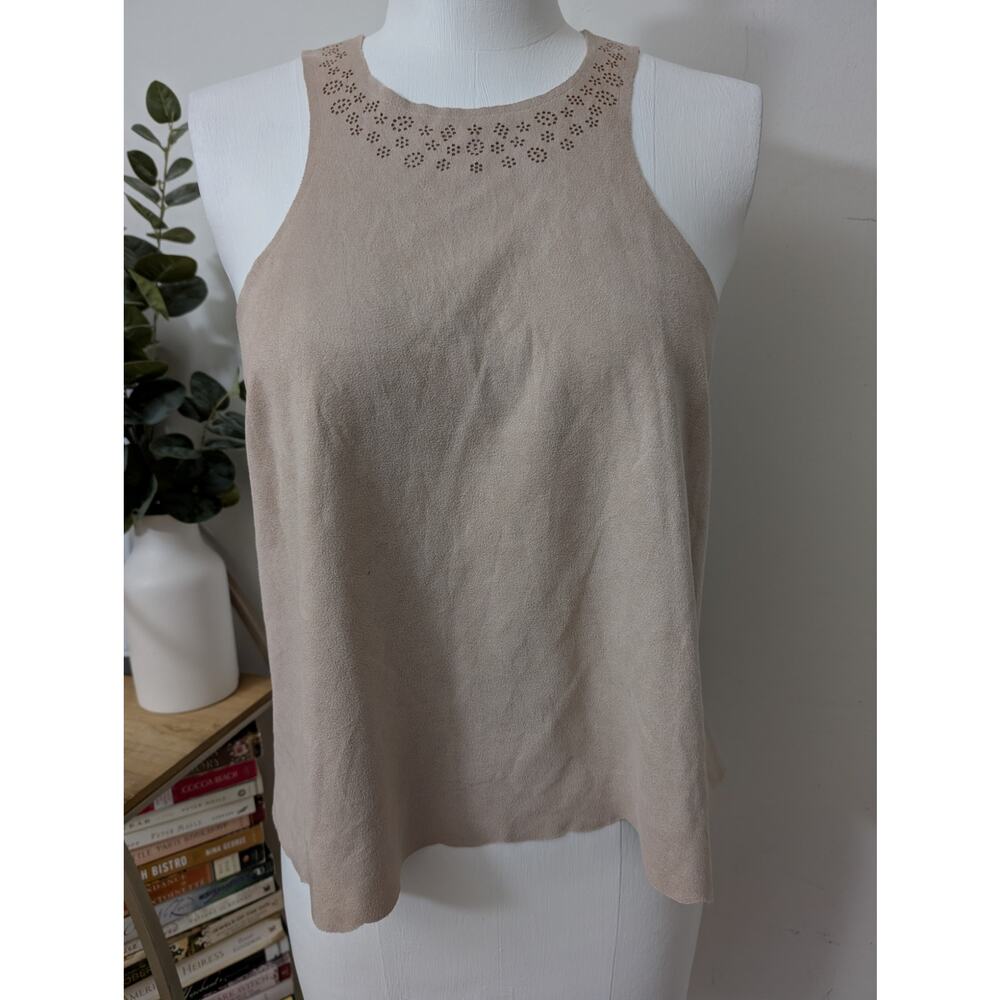 ethereal by paper crane faux suede top